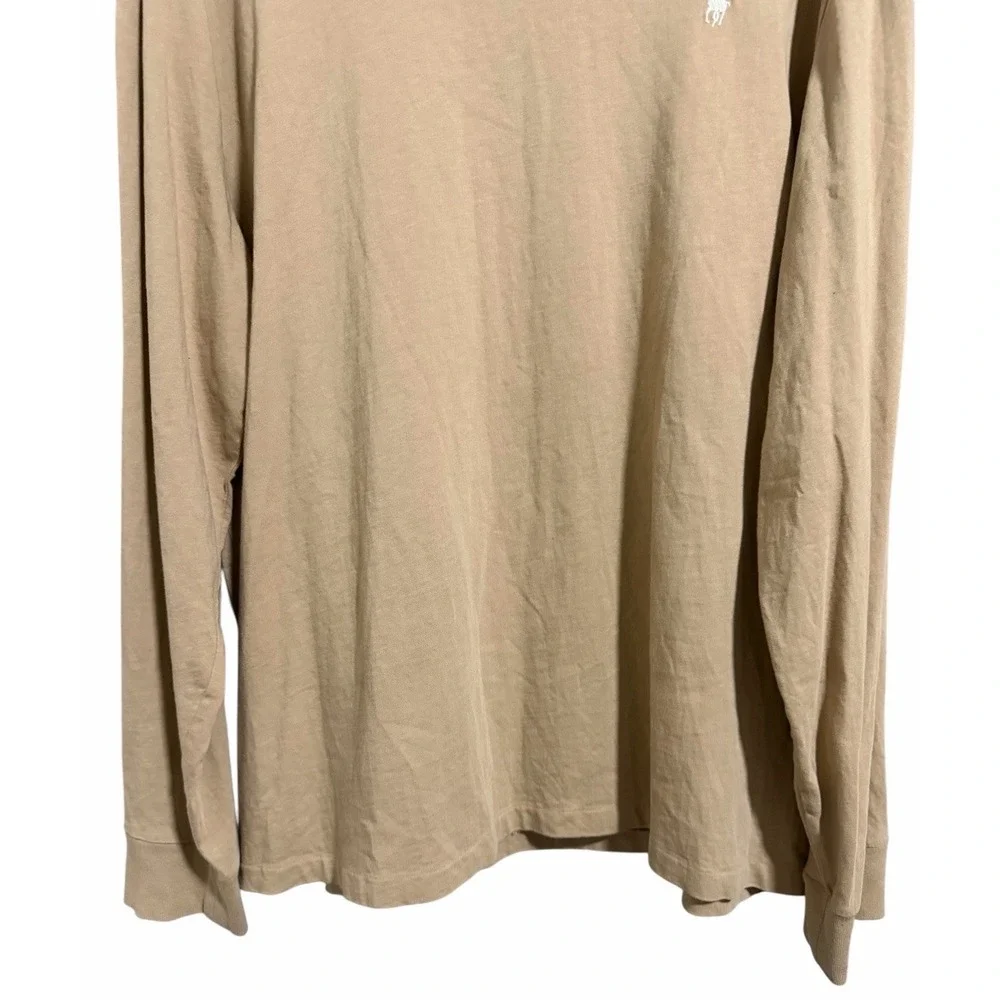 Polo Ralph‎ Lauren Long Sleeve T-Shirt Tan Men's Size X-Large